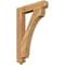 Ekena Millwork Legacy Arts & Crafts Rough Sawn Bracket, Western Red Cedar, 4"W x 24"D x 36"H BKT04X24X36LEC03RWR - alternate 1